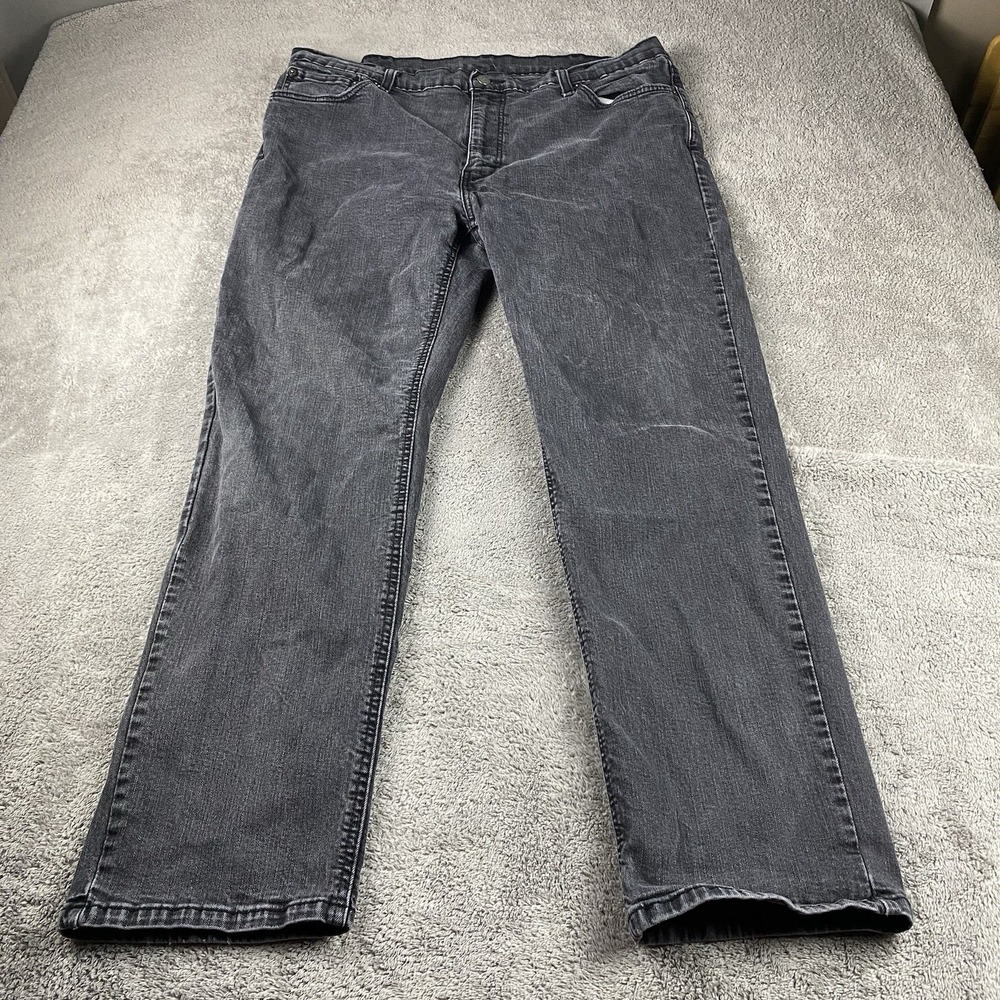 Levis Athletic Taper Jeans Mens 38x29 Gray High Rise